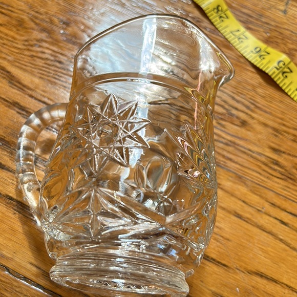 EAPC Anchor Hocking Star of David small pitcher. Excellent vintage condition. - Picture 7 of 7